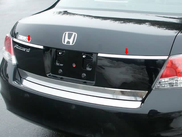 QAA - HONDA ACCORD 4dr QAA Stainless 2pcs Trunk Accent Trim TP28281