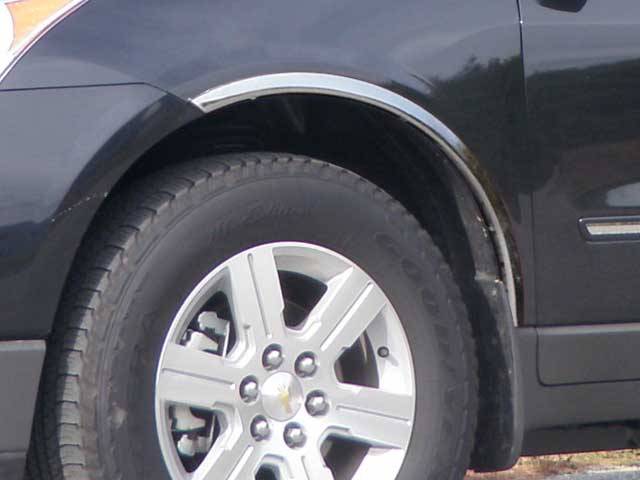 QAA - TRAVERSE 4dr QAA Molded Stainless 4pcs Wheel Well Fender Trim WZ49165