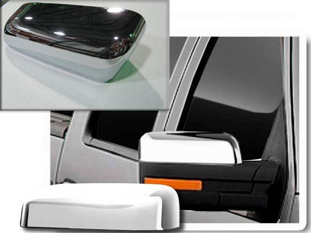QAA - FORD F-150 2/4dr QAA Chrome ABS plastic 2pcs Mirror Cover MC49307