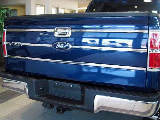 QAA - FORD F-150 2/4dr QAA Stainless 6pcs Tailgate Accent TGI49308
