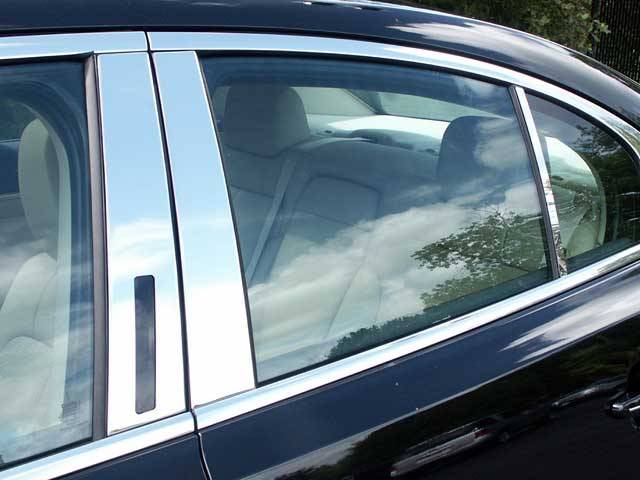 QAA - LINCOLN MKS 4dr QAA Stainless 6pcs Pillar Trim PP49626
