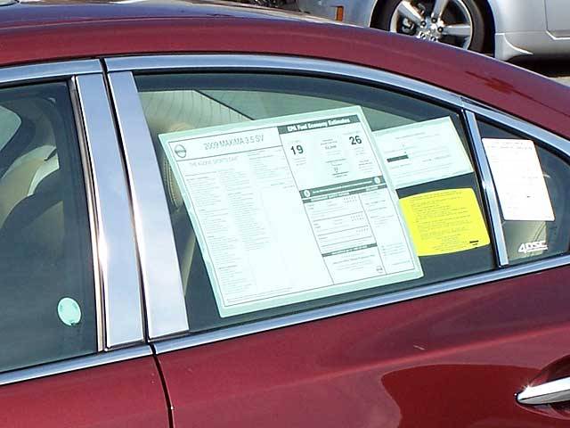 QAA - Fits Nissan MAXIMA 4dr QAA Stainless 6pcs Pillar Trim PP29541