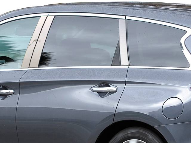 QAA - Fits Infiniti QX60 4dr QAA Stainless 6pcs Pillar Trim PP13036