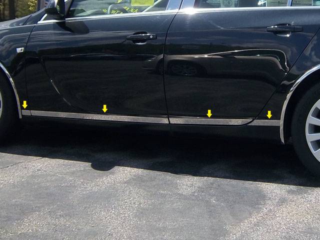 QAA - BUICK REGAL 4dr QAA Stainless 8pcs Rocker Panel Trim TH51575