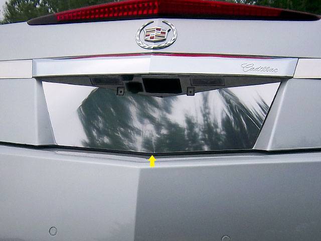 QAA - CADILLAC CTS COUPE 2dr QAA Stainless 1pcs License Plate Bezel LP50254