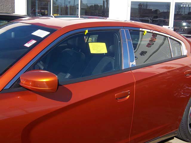 QAA - DODGE CHARGER 4dr QAA Stainless 4pcs Window Accent Package WP51912