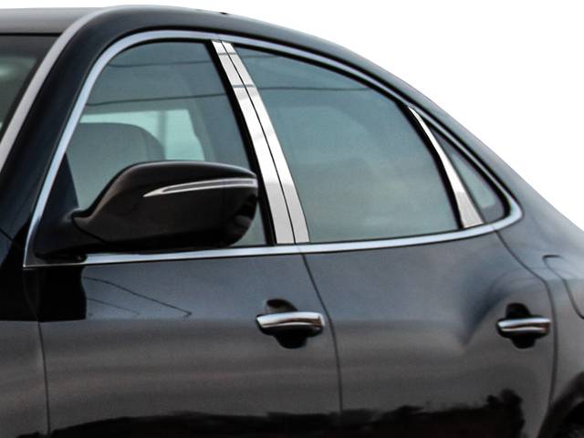 QAA - Fits Hyundai EQUUS 4dr QAA Stainless 6pcs Pillar Trim PP13326