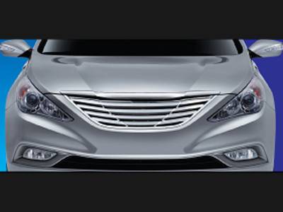 QAA - Fits Hyundai SONATA 4dr QAA Chrome ABS plastic 1pcs Grille Accent SGB11360