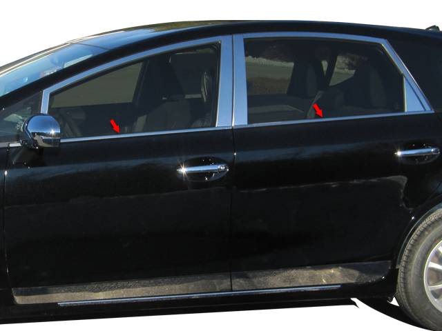 QAA - TOYOTA PRIUS V 4dr QAA Stainless 8pcs Window Sill Accent WS12700