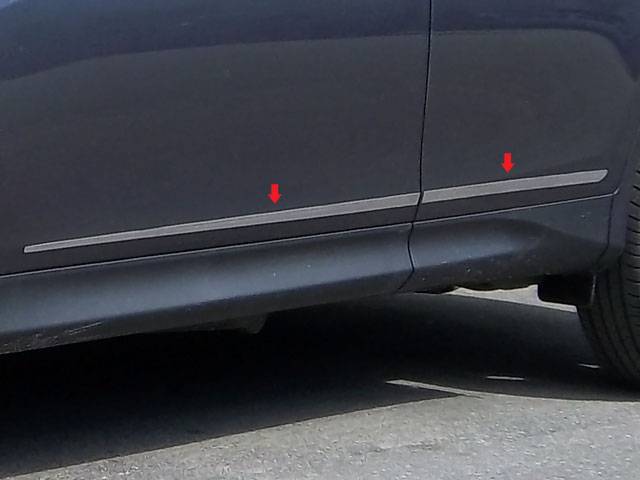 QAA - TOYOTA RAV4 4dr QAA Stainless 4pcs Side Accent Trim AT13180