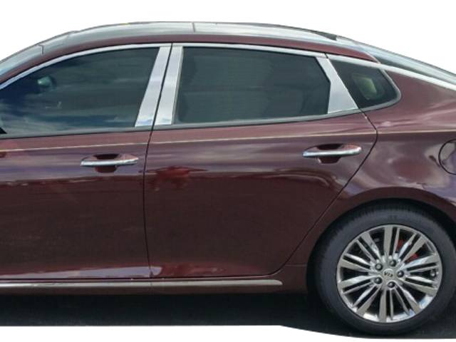 QAA - KIA OPTIMA 4dr QAA Stainless 6pcs Pillar Trim PP16806