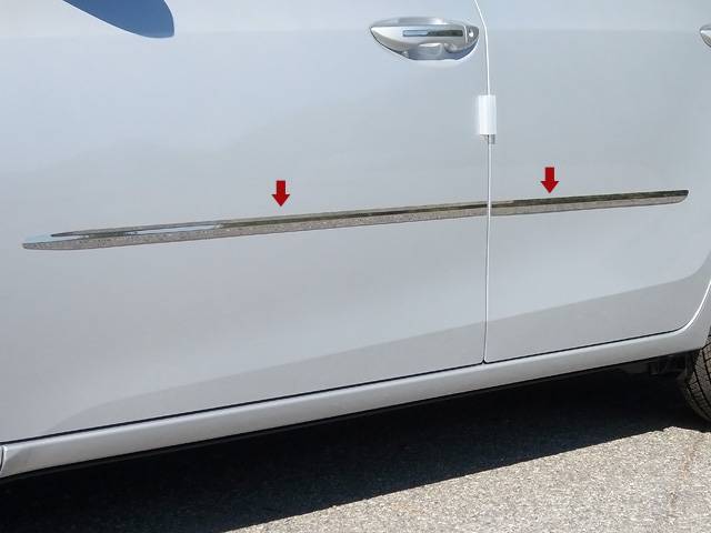 QAA - TOYOTA COROLLA 4dr QAA Stainless 4pcs Side Accent Trim AT14112
