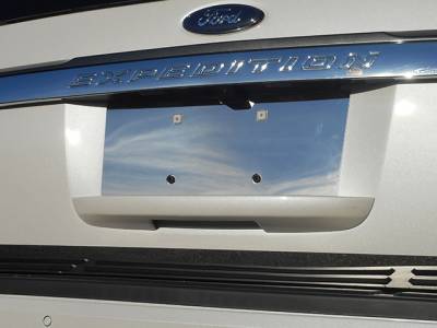 QAA - FORD EXPEDITION 4dr QAA Stainless 1pcs License Plate Bezel LP55383