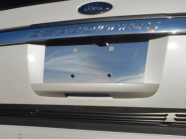 QAA - FORD EXPEDITION 4dr QAA Stainless 1pcs License Plate Bezel LP55383