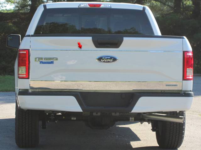 QAA - FORD F-150 2/4dr QAA Stainless 1pcs Tailgate Accent TGI55308