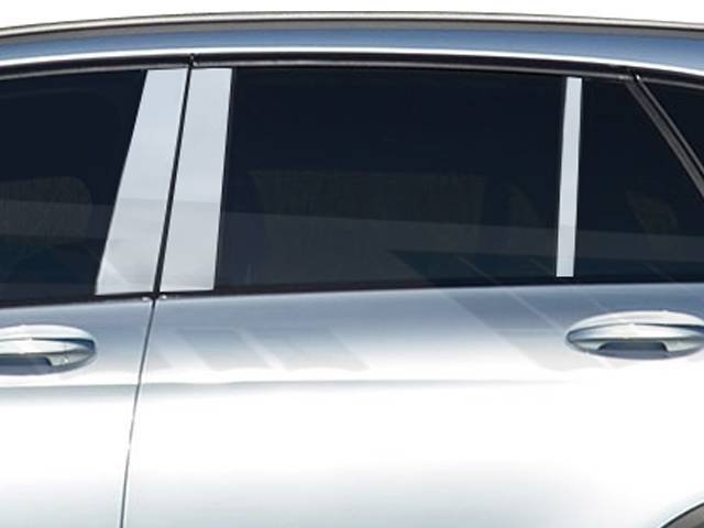 QAA - MERCEDES GLC 4dr QAA Stainless 6pcs Pillar Trim PP16991