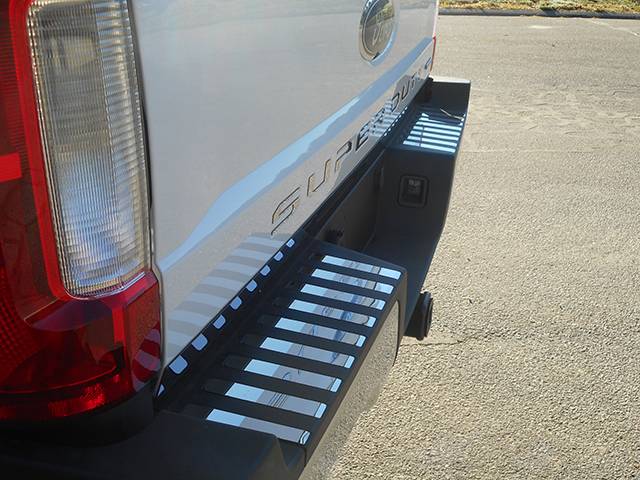 QAA - F-250 and F-350 SUPER DUTY 2dr QAA Stainless 18pc Rear Bumper Trim BI57320