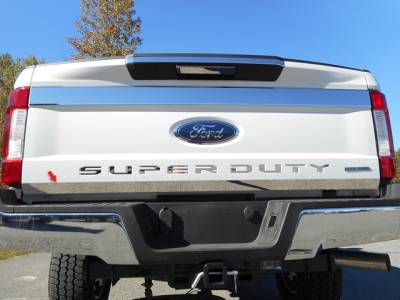 QAA - F-250 and F-350 SUPER DUTY 2dr QAA Stainless 1pcs Tailgate Accent RT57320
