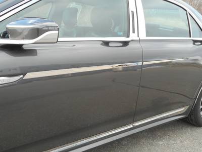 QAA - LINCOLN CONTINENTAL 4dr QAA Stainless 4pcs Side Accent Trim AT57680