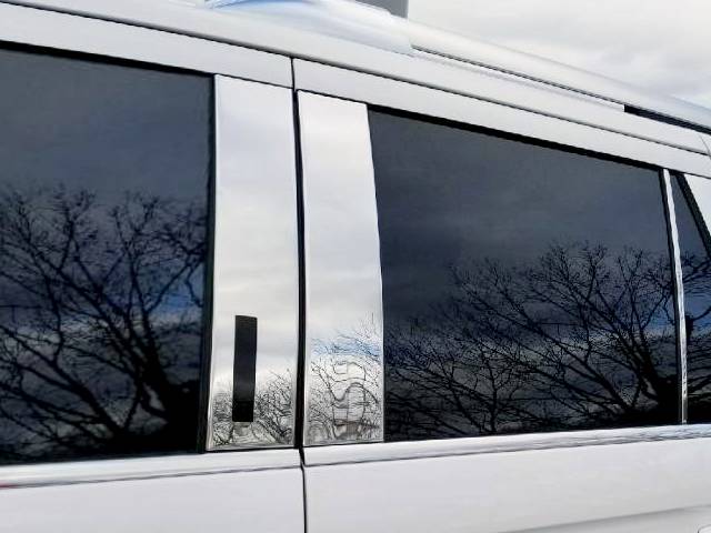 QAA - LINCOLN NAVIGATOR 4dr QAA Stainless 6pcs Pillar Trim PP58384