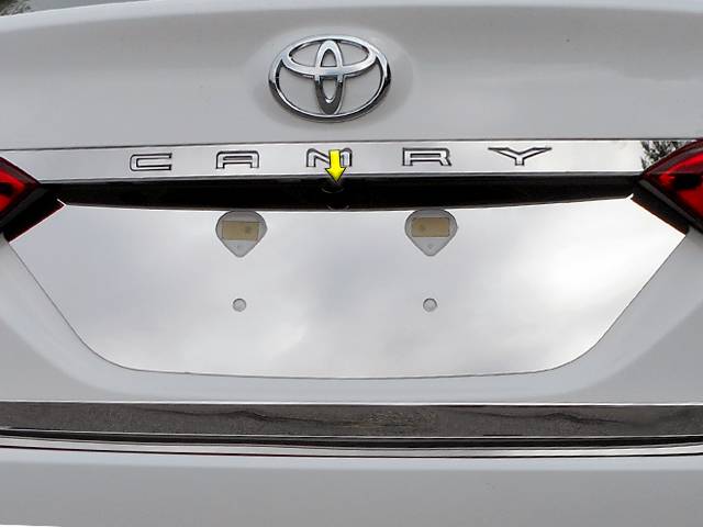 QAA - TOYOTA CAMRY 4dr QAA Stainless 1pcs License Plate Bezel LP18130