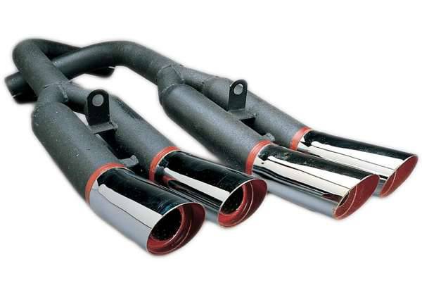 KBD Urethane - Chevrolet Corvette KBD Style KBD Urethane Muffler Tips 37-6607