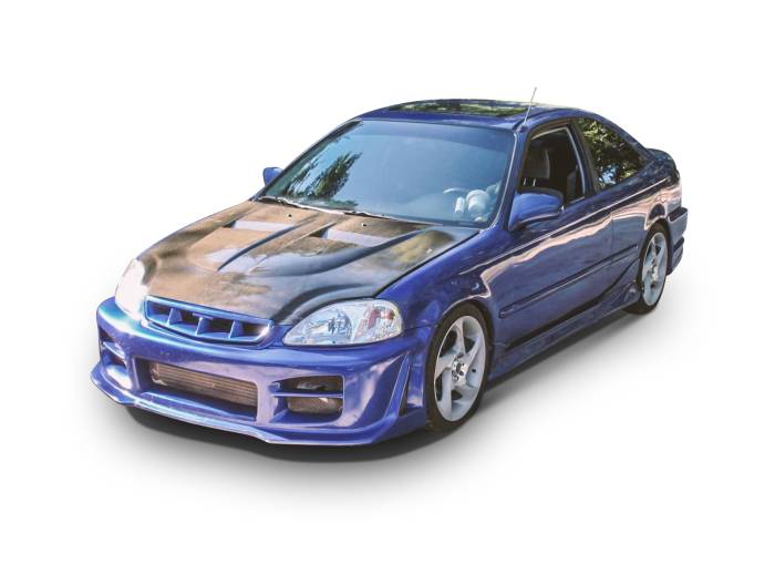 KBD Urethane - Honda Accord R34 Style KBD Urethane Front Body Kit Bumper 37-2027