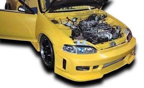 KBD Urethane - Honda Civic 2/3 Dr BW Spec KBD Urethane Front Body Kit Bumper 37-2025