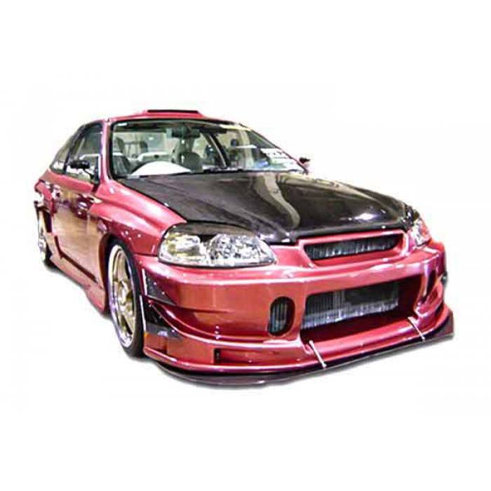 KBD Urethane - Honda Civic BC Spec Style KBD Urethane Front Body Kit Bumper 37-2049