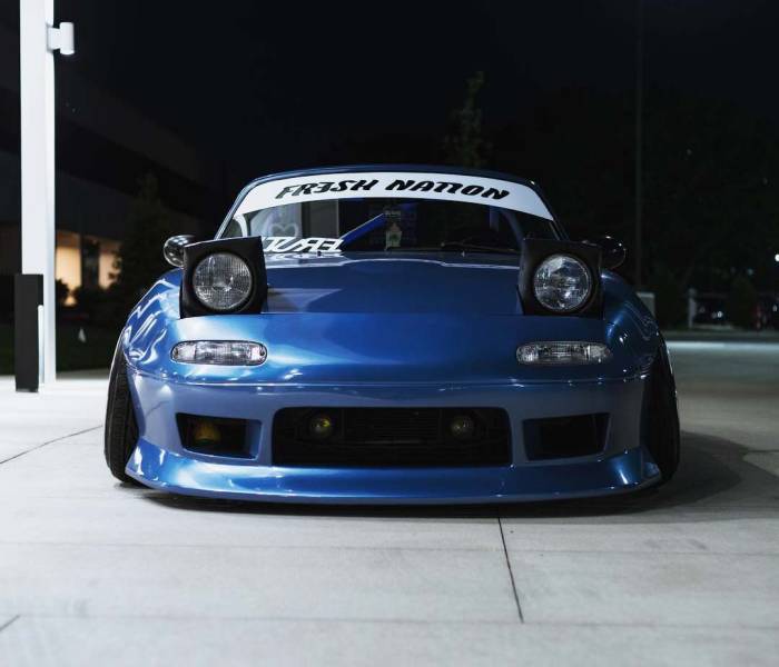 KBD Urethane - Mazda Miata Deuce Style KBD Urethane Front Body Kit Bumper 37-6070