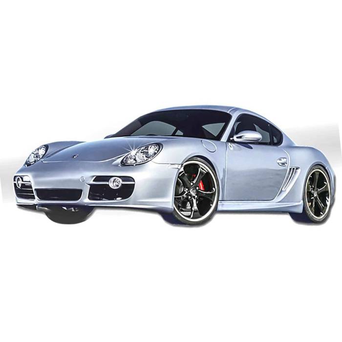 KBD Urethane - Porsche Boxster Premier Style KBD Urethane Side Skirts Body Kit 37-2297