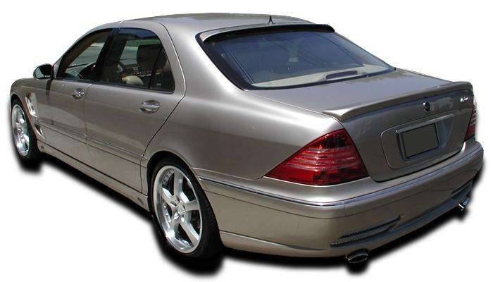KBD Urethane - Mercedes S Class LRS Style KBD Urethane Rear Body Kit Bumper 37-5013