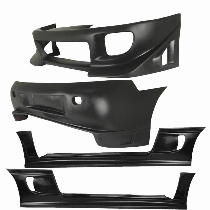 KBD Urethane - Mitsubishi Eclipse Blits Style KBD Urethane Full Body Kit 37-2072
