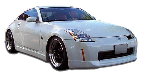 KBD Urethane - Nissan 350Z ING Style KBD Urethane Front Body Kit Bumper Lip 37-2142