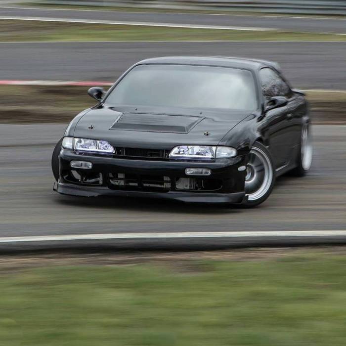 KBD Urethane - Nissan 240SX Navan Style KBD Urethane Front Body Kit Bumper 37-6007