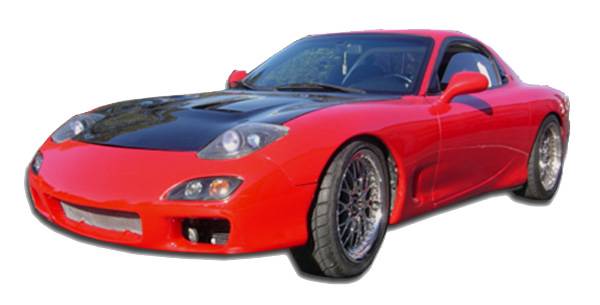 KBD Urethane - Mazda RX7 F-Spec Style KBD Urethane Front Body Kit Bumper 37-2086