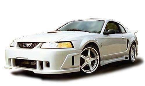 KBD Urethane - Ford Mustang BW Spec Style KBD Urethane Front Body Kit Bumper 37-2043
