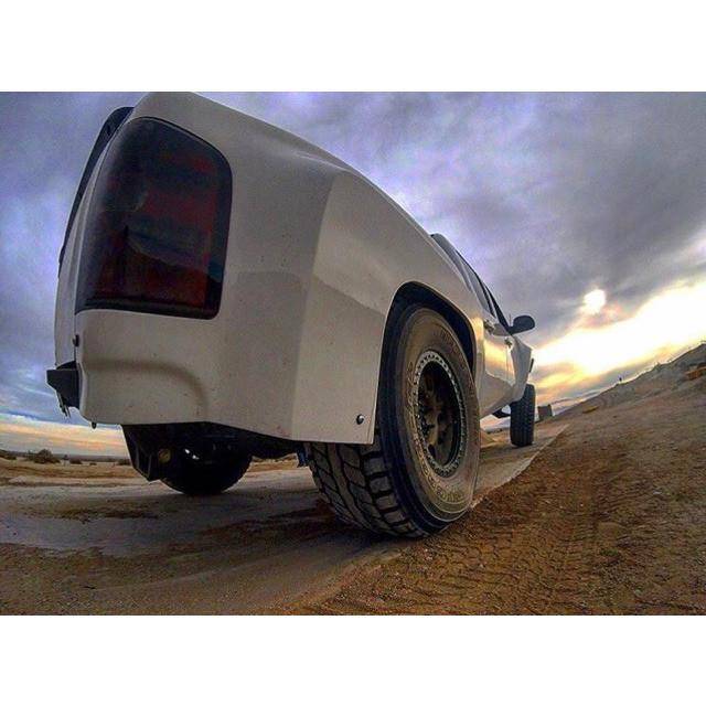 Advanced Fiberglass Composites - Chevrolet Silverado 4.5" Flare 2" Rise Body Kit- Bedside Fenders AFC 107