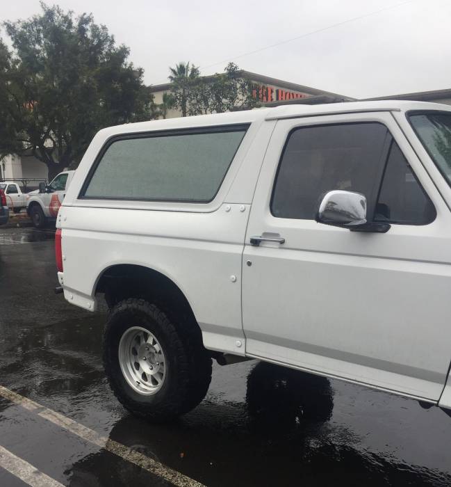 Advanced Fiberglass Composites - Ford Bronco 4" Flare 2" Rise Adv Fiber Quarter Panels AFC 113