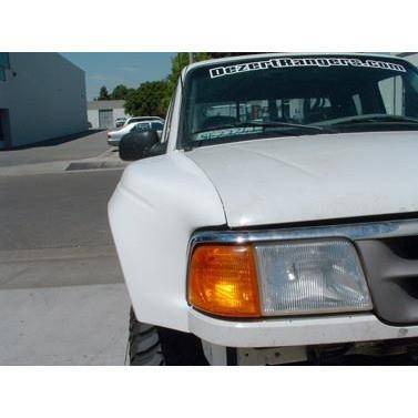 Advanced Fiberglass Composites - Ford Ranger 6.5" Flare 4" Rise Adv Fiber Body Kit- Fenders AFC 86