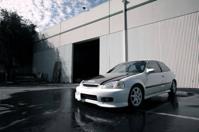 Seibon - Honda Civic OE-Style Seibon Carbon Fiber Body Kit- Hood!!! HD9900HDCV-OE