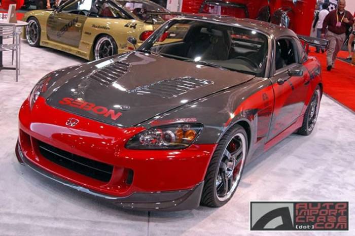 Seibon - Honda S2000 OE Seibon Carbon Fiber Front Bumper Lip Body Kit!!! FL0405HDS2K-OE