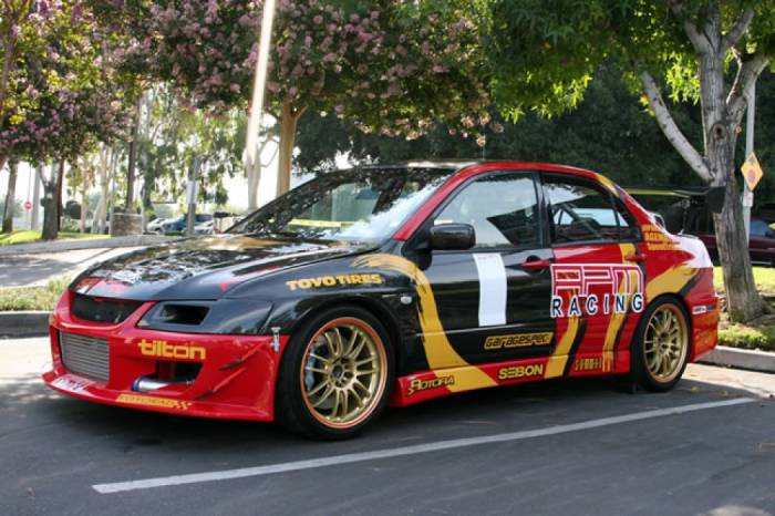 Seibon - Mitsubishi Lancer OE Seibon Carbon Fiber Body Kit- Front Doors!!! DD0305MITEVO8-