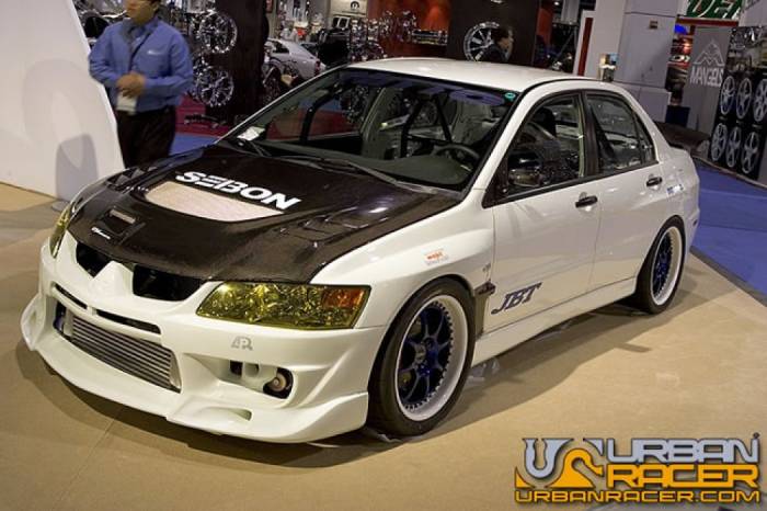 Seibon - Mitsubishi Lancer CW Seibon Carbon Fiber Body Kit- Hood!! HD0305MITEVO8-CW