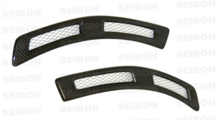 Seibon - Mitsubishi Lancer OE-Style Seibon Carbon Fiber Fender Ducts! FD0809MITEVOX