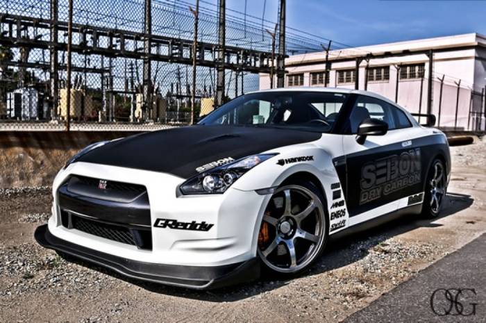 Seibon - Nissan GTR SS Seibon Carbon Fiber Front Bumper Lip Body Kit!!! FL0910NSGTR-SS