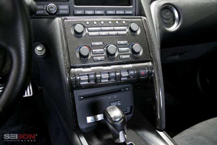 Seibon - Nissan GTR OE Seibon Carbon Fiber Interior Center Control Trim Set!!! CFI0910NSG
