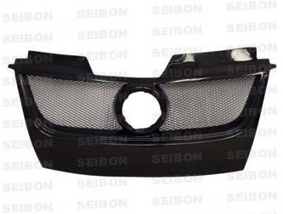 Seibon - Volkswagen Golf TB w/ Emblem Seibon Carbon Fiber Grill/Grille!!! FG0607VWGTI-TB