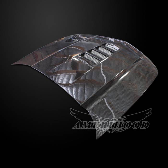 AmeriHood Carbon Fiber - Chevrolet Camaro V8 SS8-Style AmeriHood Carbon Fiber Hood CCM14AHSS8CFH