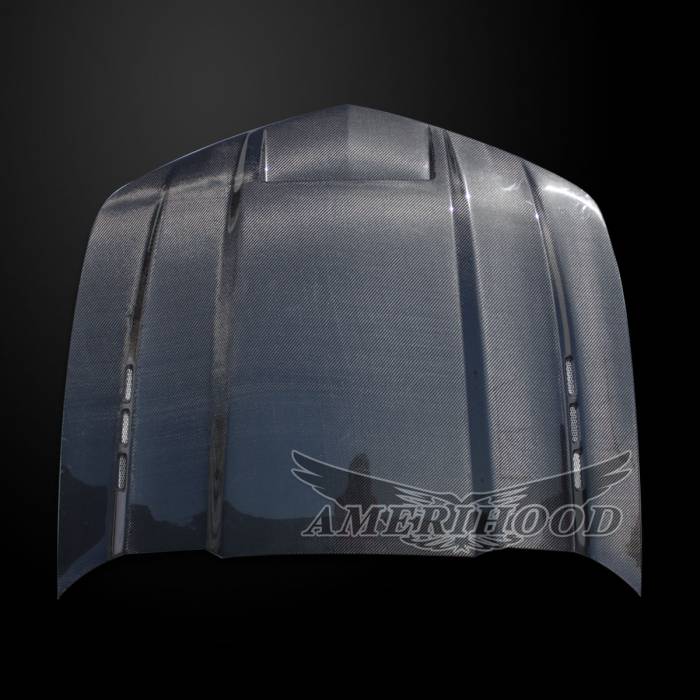 AmeriHood Carbon Fiber - Chevrolet Camaro SMS-Style AmeriHood Carbon Fiber Hood CCM14AHSMSCFHSS